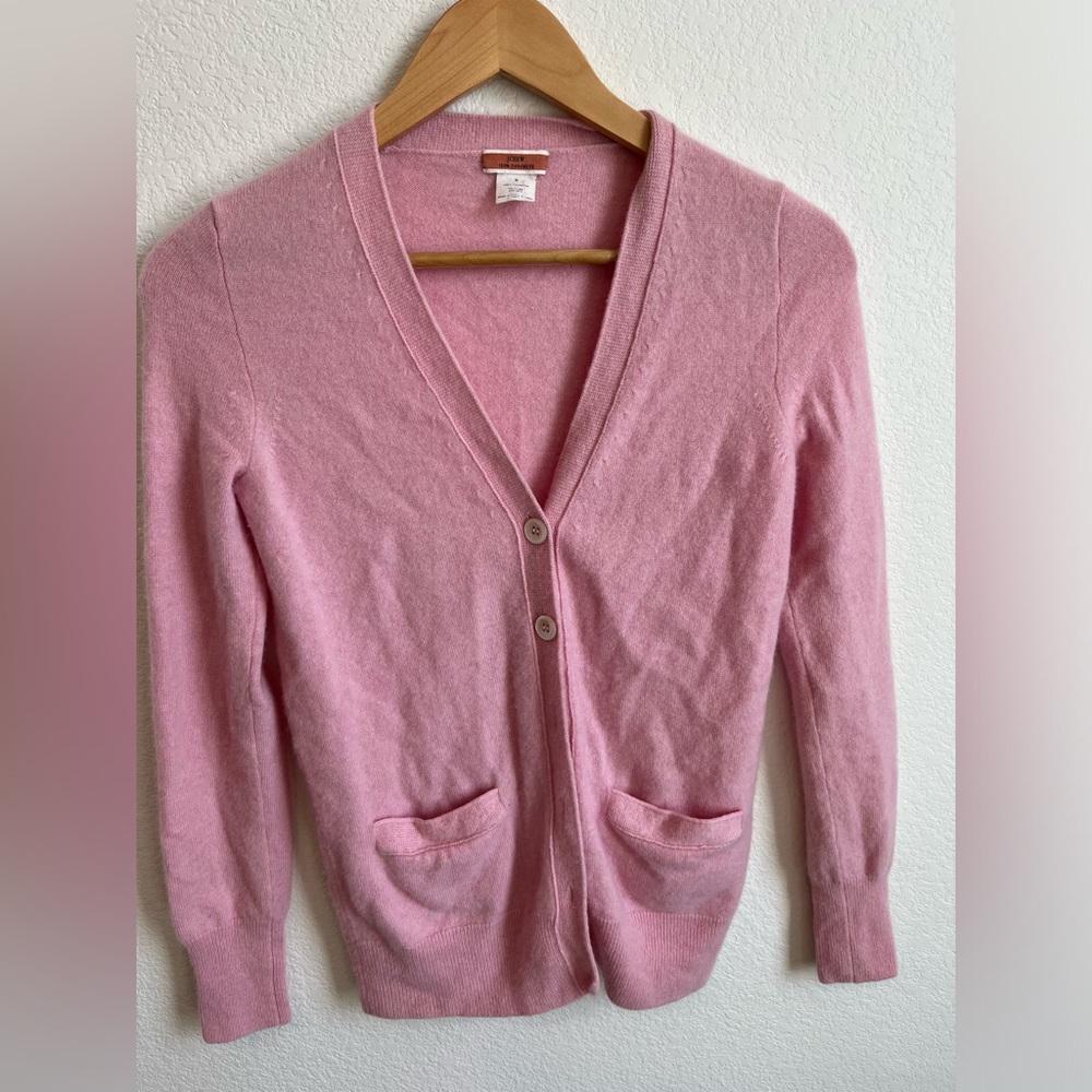 J crew small cashmere cardigan